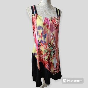 Megan Paris Watercolor Dress size medium